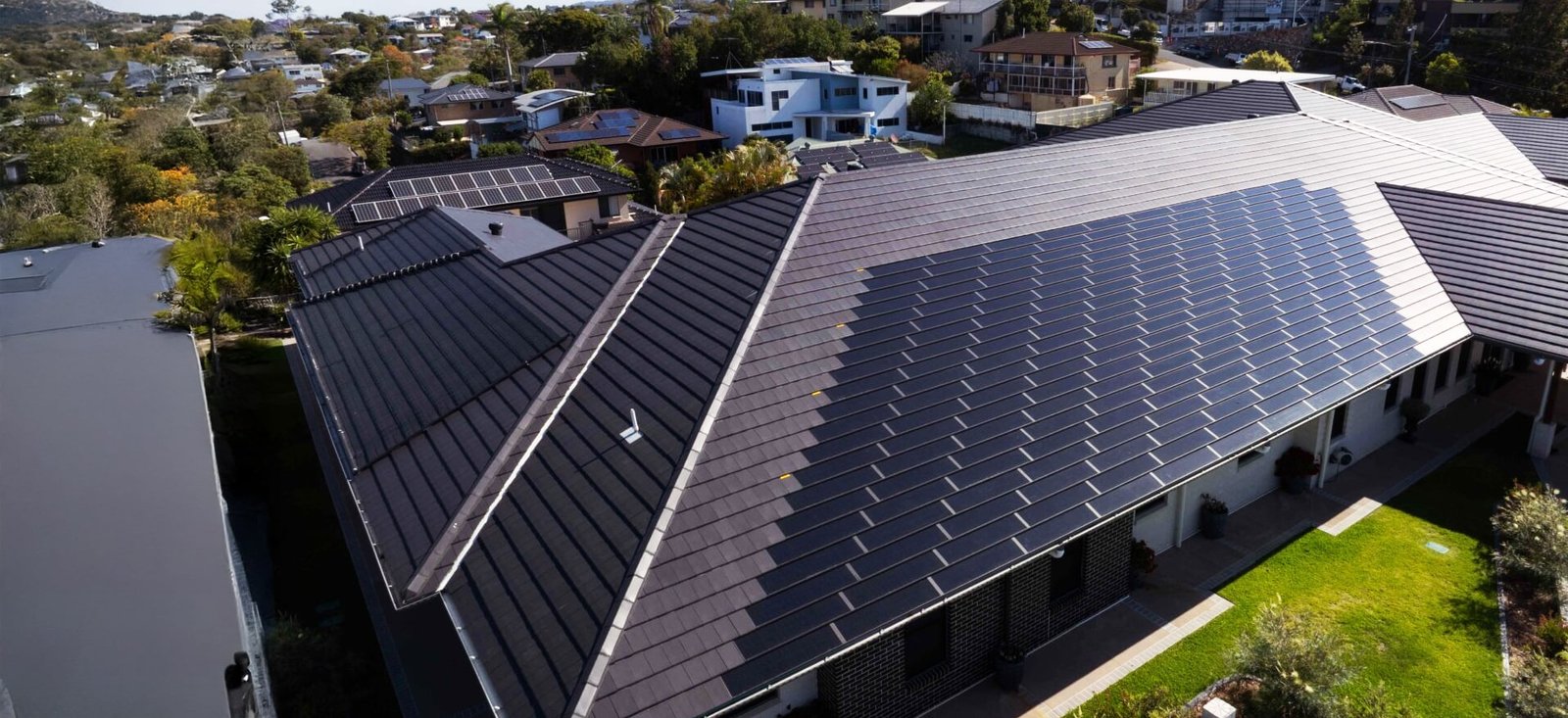 Image of Smart Roofing with Solar Roof Tiles